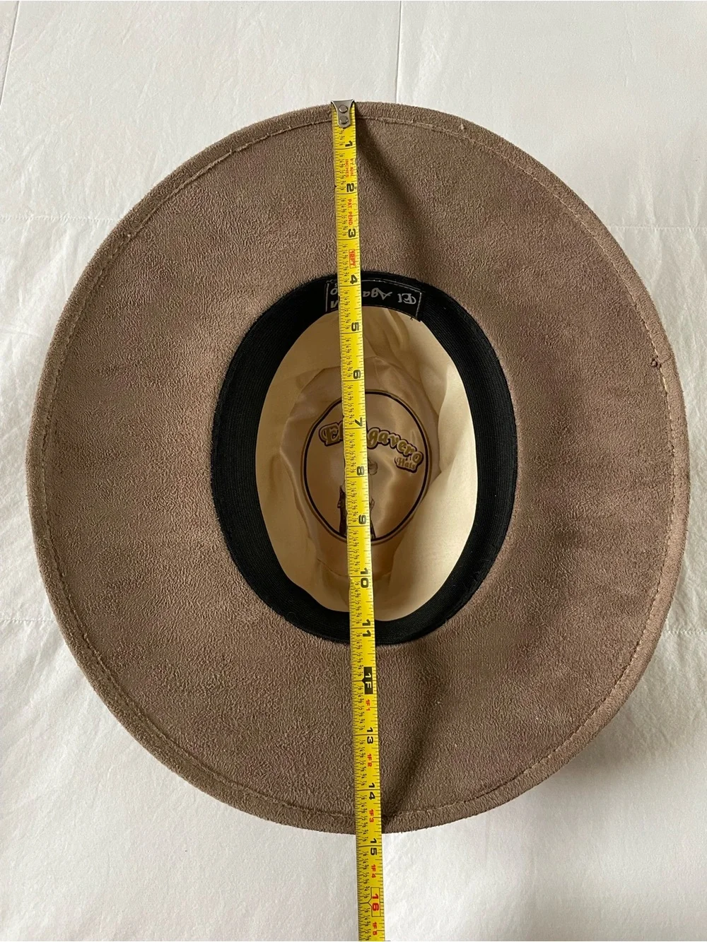 El Agavero México Western Tejana Hat Brown Microsuede Medium